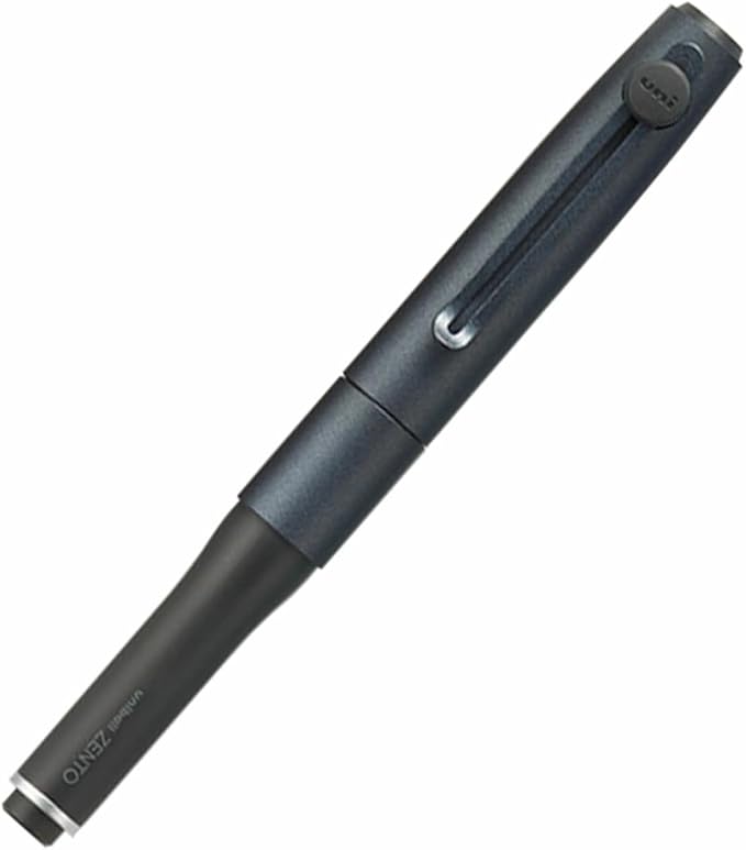 ZENTO Signature Model Metallic Black Ballpoint Pen 0.5mm Ink Color Black UBZH05M.24