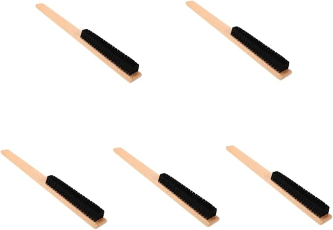 Baluue 5pcs Clothes Brush Handle Lint Hair for Suits Shoes and Furniture Bristle Brush for Household Cleaning and Pet Hair Removal