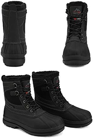 NORTIV 8 Men's Waterproof Winter Snow Boots