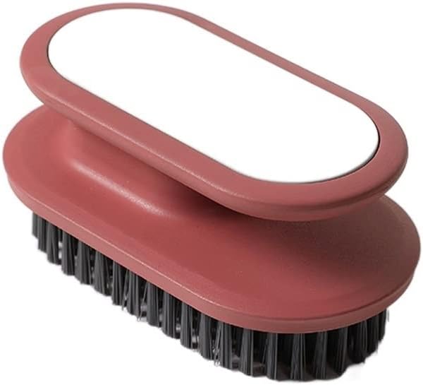 Northern Europe Household Laundry Brush Soft Wool Multi-Functional Plastic Cleaning Shoe(White-Dinosaur Doodle4)