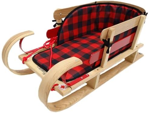ERA Streamridge Grizzly Kinder Sleigh, Plaid Pad