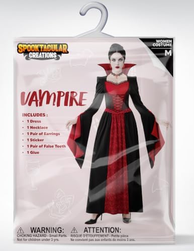 Spooktacular Creations Halloween Costume Vampire Costume Set Women Adult