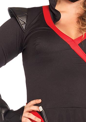 Leg Avenue Women's Plus-Size 4 Piece Ninja Assassin Costume