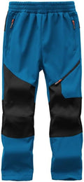 Kids Winter Pants Boys Snow Trousers Waterproof Fleece Lined