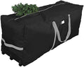ProPik Christmas Rolling Tree Storage Bag, Fits Up to 9 ft. Tall Xmas Tree, 28" X 16" X 60", Extra Large Heavy Duty Holiday Storage Container, Wheels and Handles 600D Oxford (Black)