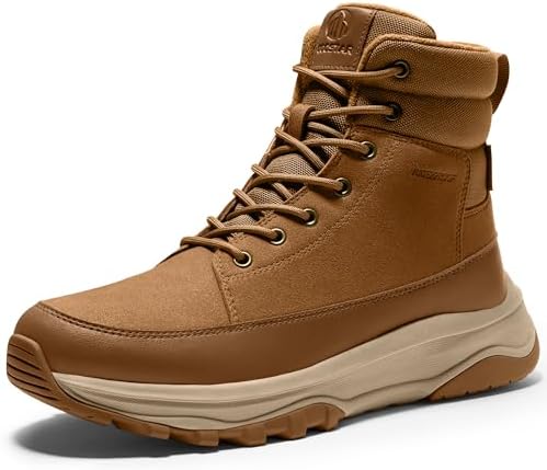 Coostar Snow Boots for Men Waterproof Outdoor Casual Winter Boot Lightweight with Arch Support
