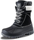 FREE SOLDIER Women's Waterproof Winter Cold Weather Snow Boots for Women Outdoor Fashion Duck Boots Comfortable Insulated