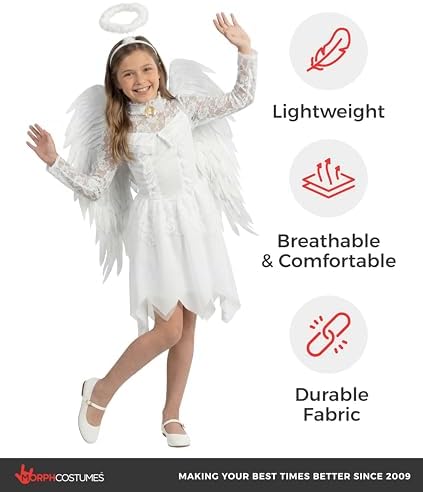 Morph, Angel Costume Girls, Halloween Costumes for Kids