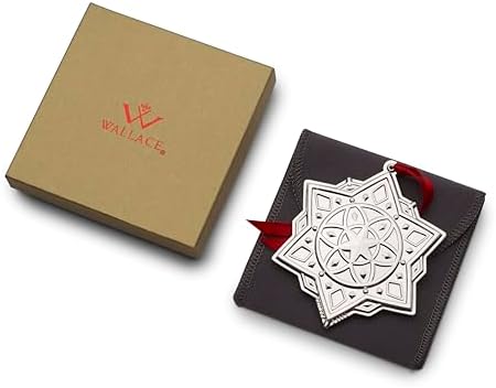 Wallace 2023 Silver Plated Snowflake Ornament, 3rd Edition