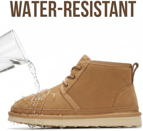 Project Cloud 100% Genuine Leather Ankle Boots for Women Chukka Booties