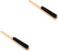 BESTYASH 2pcs Bristle Lint Removing Brush for Clothes Gentle Cleaning Tool Supple Bristles for Woolen Garments Coats and Blankets Convenient Hanging Design for Home Use