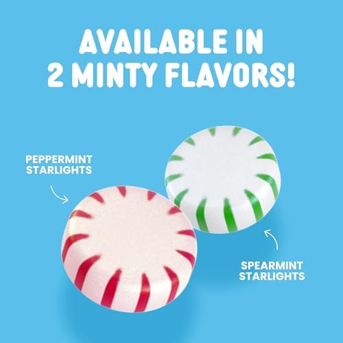 Cambie Peppermint Candy - 2 lbs of Hard Candy Individually Wrapped Mints 150 pieces - Perfect For After Dinner Mints, For Home Restaurant or Office Candy, Bright Red & White Swirl