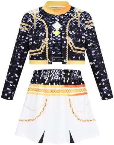 Pop Performer Costume Kids Girls Halloween Costumes Cosplay Outfit Set