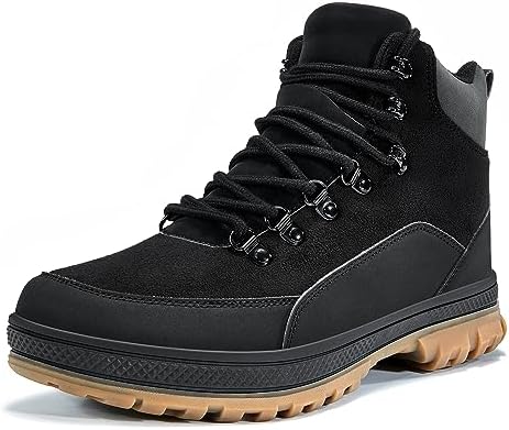 Wondamo Men's Snow Boots Lightweight Waterproof Winter Cold Weather Shoes