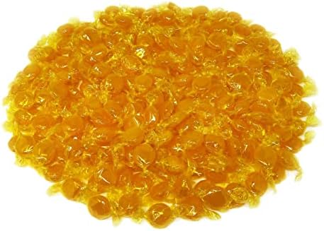 Butterscotch Hard Candy, Individually Wrapped Disks, 3 lb Bag