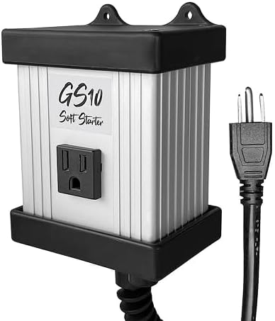 Torque Tamer GS10 Soft Starter Fully Automatic Heavy Duty Universal for Power tools Miter Saw Table Saw Grinder Router Planer etc. (120V, 15A max.)