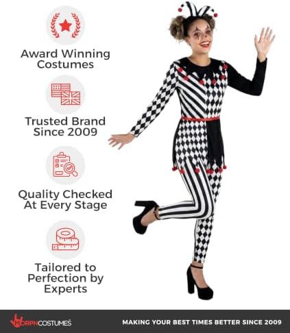 Morph, Jester Costume Women, Halloween Costumes for Women