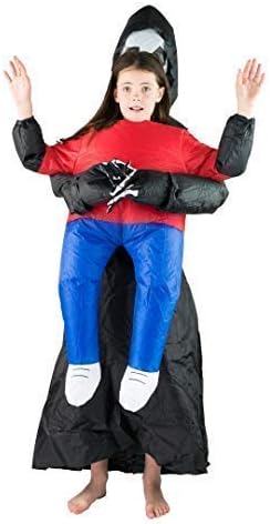 Bodysocks Grim Reaper Inflatable Costume for Kids (Age 6+)