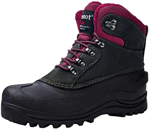 riemot Waterproof Insulated Winter Snow Boots for Men and Women