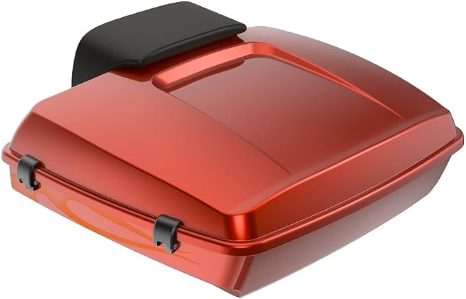 Advanblack 2025 RG Tour Trunk Pack Whiskey Firestorm Razor Tour Trunk Pack Backrest Pad for '97-'25 Harley Touring Road King Street Glide Electra Glide CVO models