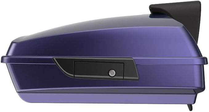 Advanblack Road Glide Tour Trunk Pack Purple Abyss Razor Tour Trunk Pack Backrest Pad for '97-'26 Harley Touring Road King Street Glide Electra Glide CVO models