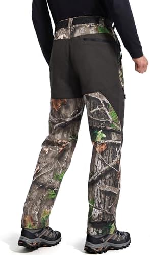 FREE SOLDIER Men's Fleece Lined Pants Softshell Snow Ski Pants