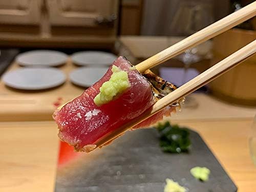Sustainable Stainless Steel Wasabi Grater - Hagane Zame PRO - Grate Wasabi, Garlic, Ginger, Apples, Fruits, Vegetables, Creamy Texture/Kinjirushi Wasabi (Professional Size) 10.3 inch x 4.3 inch