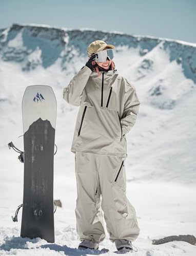 GSOU SNOW Womens Mens Snowboard Pants Baggy Snow Ski Pants for Snowsports