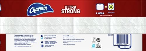 Charmin Ultra Strong Toilet Paper, 16 Mega Rolls = 64 Regular Rolls