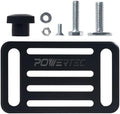 POWERTEC Toggle Clamp Mounting Plate with Hex Bolts, T-Track Bolts for T Track Accessories, Woodworking Jigs and Fixtures, Drill Press, Table Saw Sled (71416)