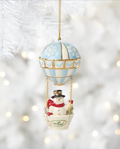 Lenox Snowman Hot Air Balloon Ornament