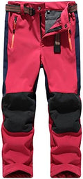 Jessie Kidden Kids Boys Girls Youth Waterproof Hiking Ski Snow Fleece Pants