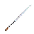 MakarttPro Kolinsky Acrylic Nail Brush #16 – 100% Pure Kolinsky Hair for Acrylic Powder & EMA Monomer, Professional Nail Brush with Superior Liquid Retention, Anti-Clogging, for Nail Techs