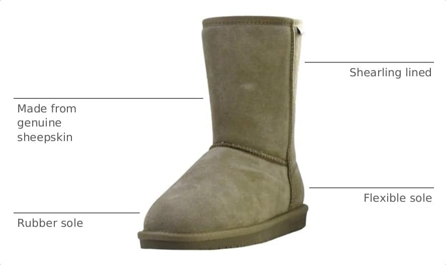 BEARPAW Emma Short Women Classic Boot Lightweight Boot