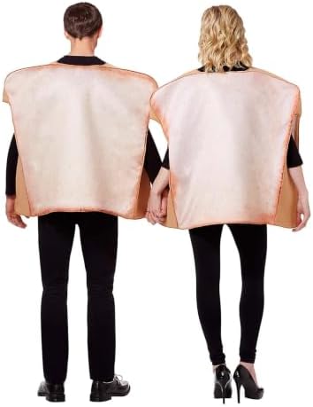 Spirit Halloween Adult Peanut Butter and Jelly Couples Costume | Funny Halloween Costume | Easy Costume | One Piece Outfit