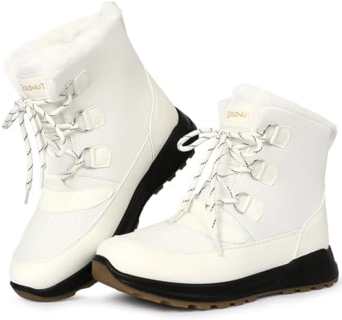 Women's Snow Ankle Boots Winter Lace-up Booties Warm Water Resistant 5.5-11