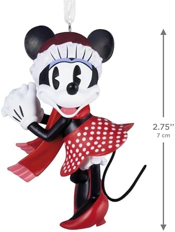 Hallmark Disney Christmas Ornament (Minnie Mouse Festive)