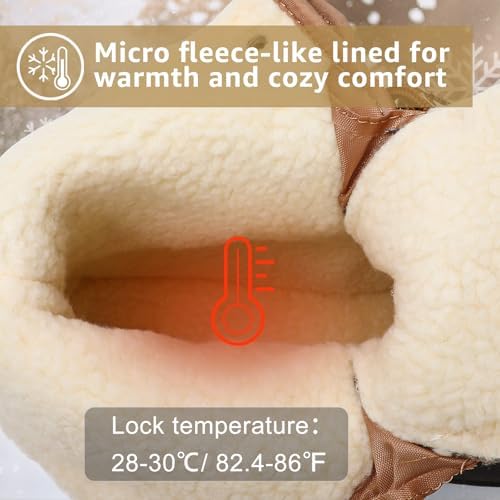 STQ Womens Winter Duck Boots Waterproof Cold Weather Snow Boots