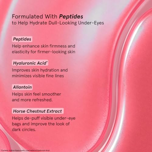grace & stella Award Winning Under Eye Mask - Gifts for Women - Reduce Dark Circles, Puffy Eyes, Wrinkles, Under Eye Patches - Birthday, Bachelorette Party Favors - Vegan Self Care (24 Pairs, Pink)