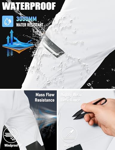 MAGCOMSEN Men's Snow Ski Winter Pants Waterproof Hiking Fleece Lined Pants