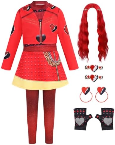 Girls Pink Princess Costume Kids Birthday Dress Up Set with Accessories