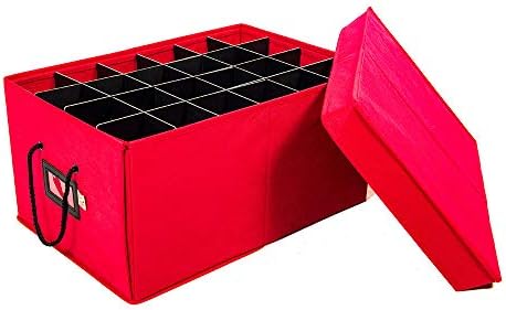 Christmas Ornament Storage Box, 72 (3") Ornaments, Drawer Style Trays