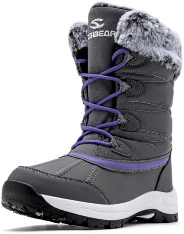 HOBIBEAR Women's Winter Snow Boots Warm Faux Fur