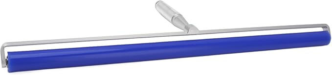 Silicone Manual Lint Remover Roller with Ergonomic Metal Handle Reusable Static Tool for Clothes Furniture Pet Hair 18 Inch