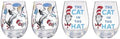 Lenox Dr. Seuss Cat in the Hat Tumblers, Set of 4