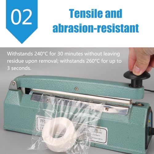 PTFE Tape Thin Film Adhesive White Teflon Fabric Tape