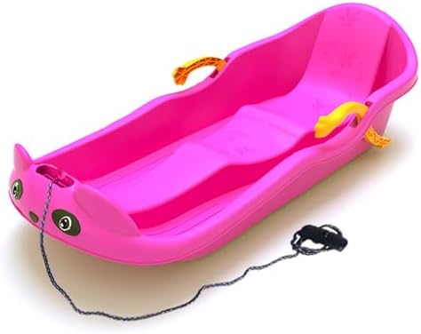 Two-Person, Two-Seater Thickened Sledges, Two-Handle Children's Sledges, Frost-Resistant and Wear-Resistant Sledges, Sledges with Pull Ropes