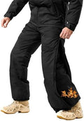 Men's Thermal Snow Pants Water Resistant Winter Cargo Pants