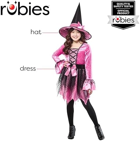 Rubies Girls' Rubies Witch Costume Dress for Kids