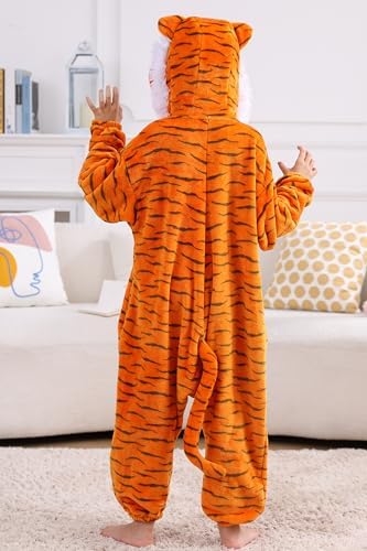 One Piece Pajamas Animal Kids Onesie, Animal Pajamas Halloween Cosplay Costume for Girls Boys